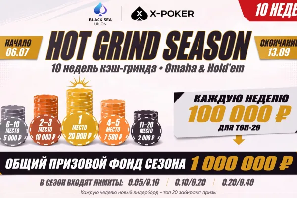 Лидерборд Black Sea Union: стартовала вторая неделя Hot Grind Season с призами для ТОП‑20